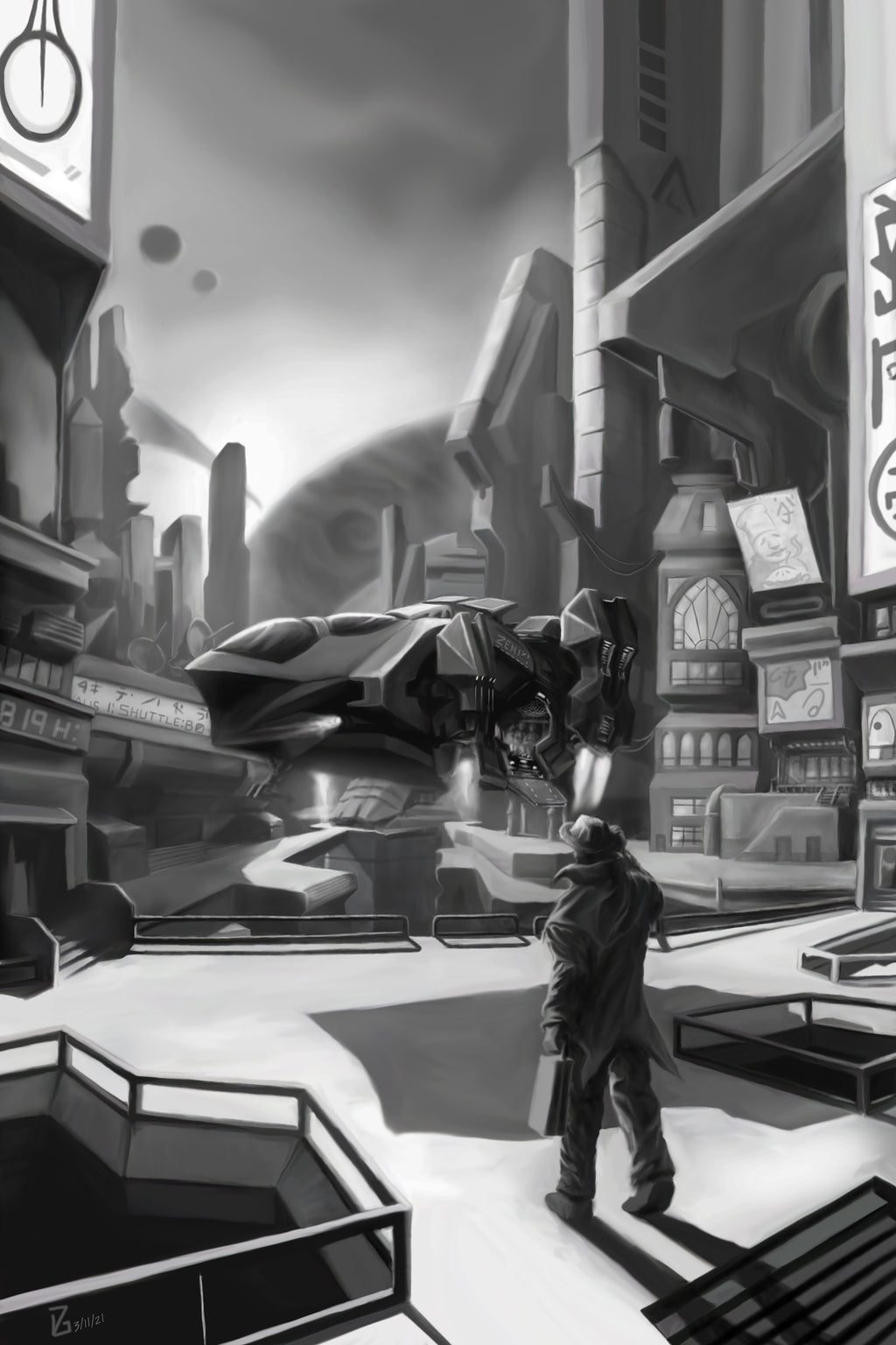 Morning Commute (Space Bus)