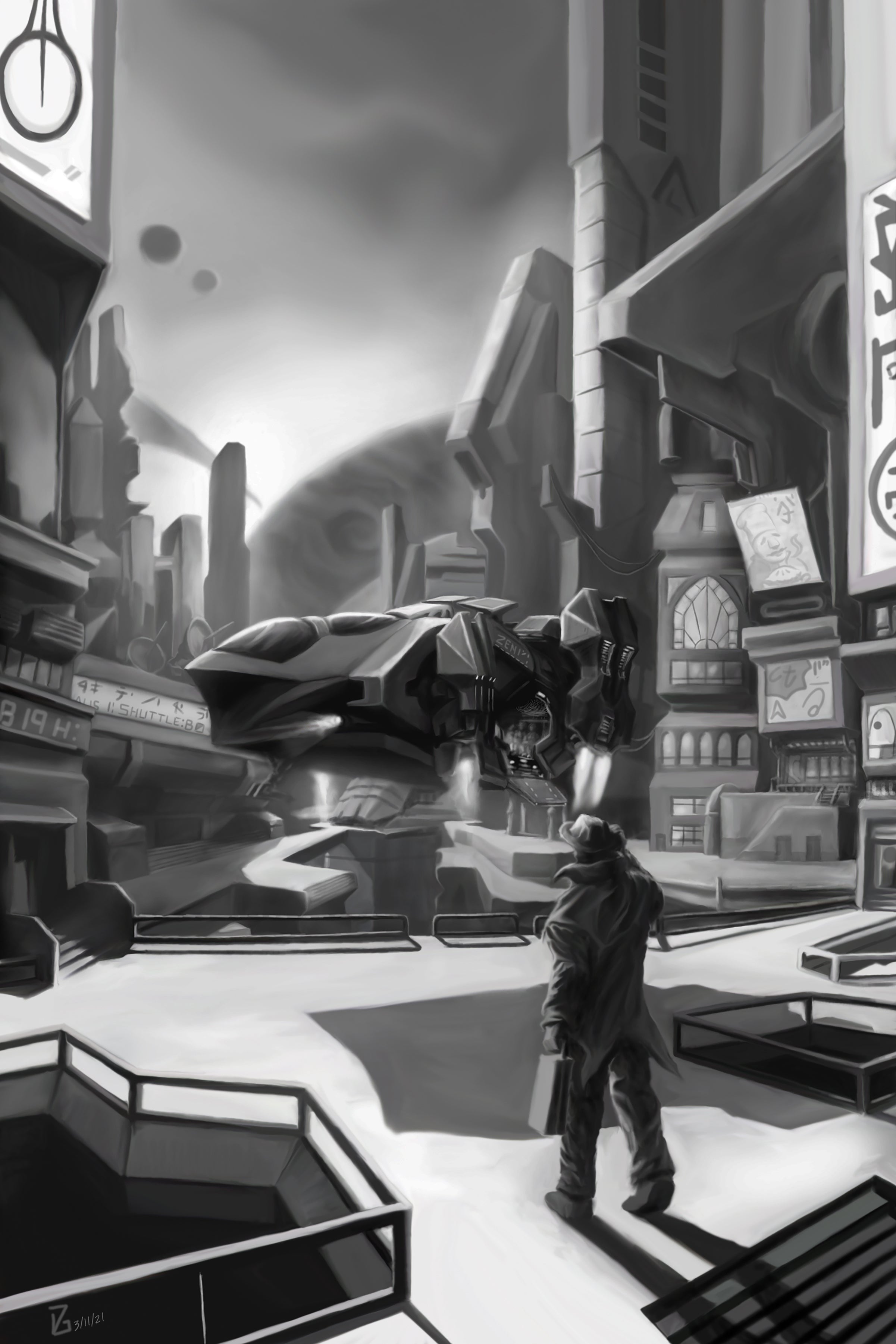 Morning Commute (Space Bus)