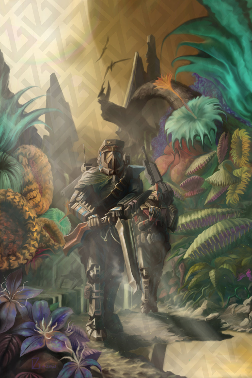Walking on a Pretty Day (Alien Garden)