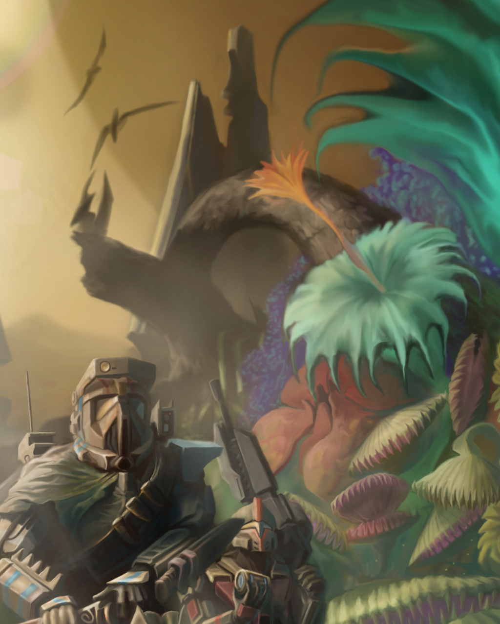 Walking on a Pretty Day (Alien Garden)